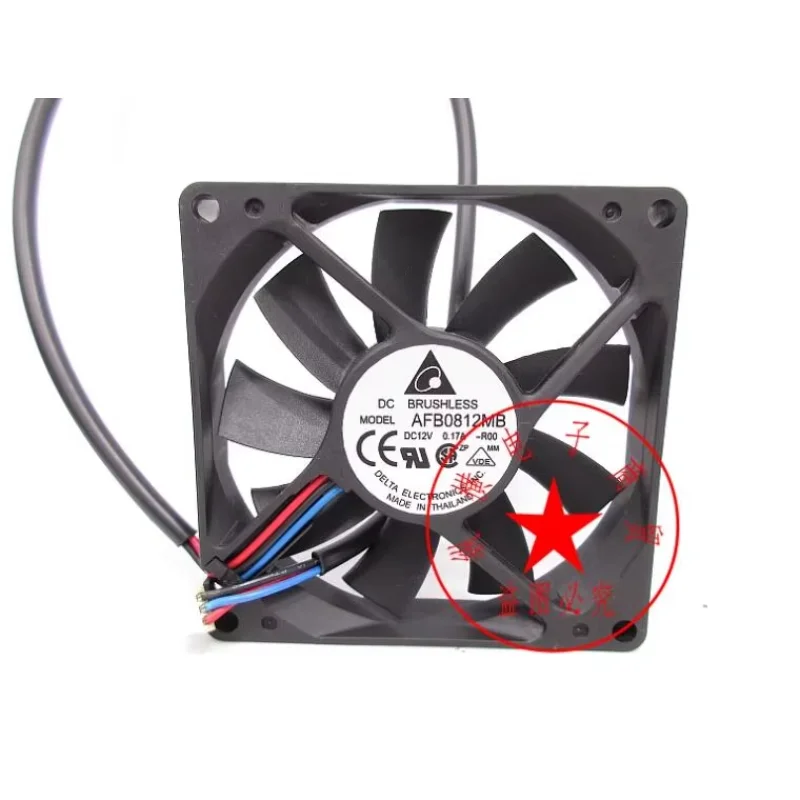 

Ltsf For Delta Electronics AFB0812MB R00 DC 12V 0.17A 80x80x15mm 3-Wire Server Cooling Fan8cm