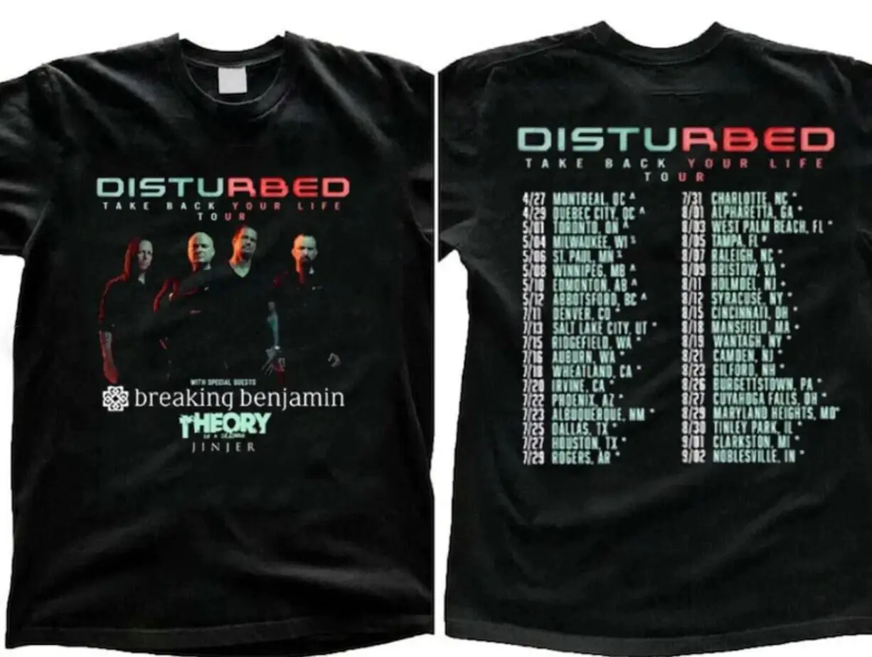 Take Back Your Life Tour Shirt, Disturbed Take Back Your Life Concert 2023 Shirt