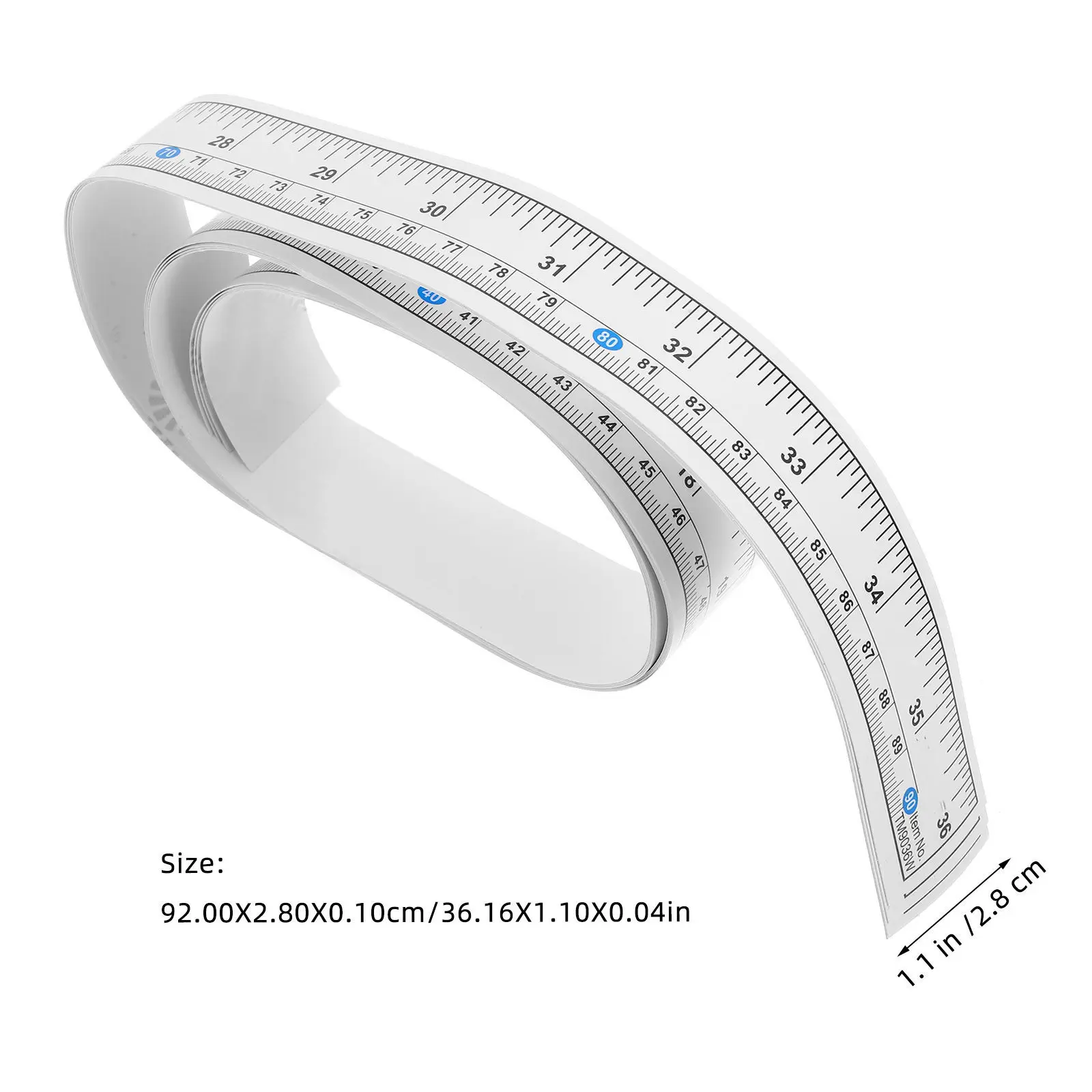 Fish Measuring Ruler Sticker Fishing Boat Adhesive Device Tool Tape Measure Measurer