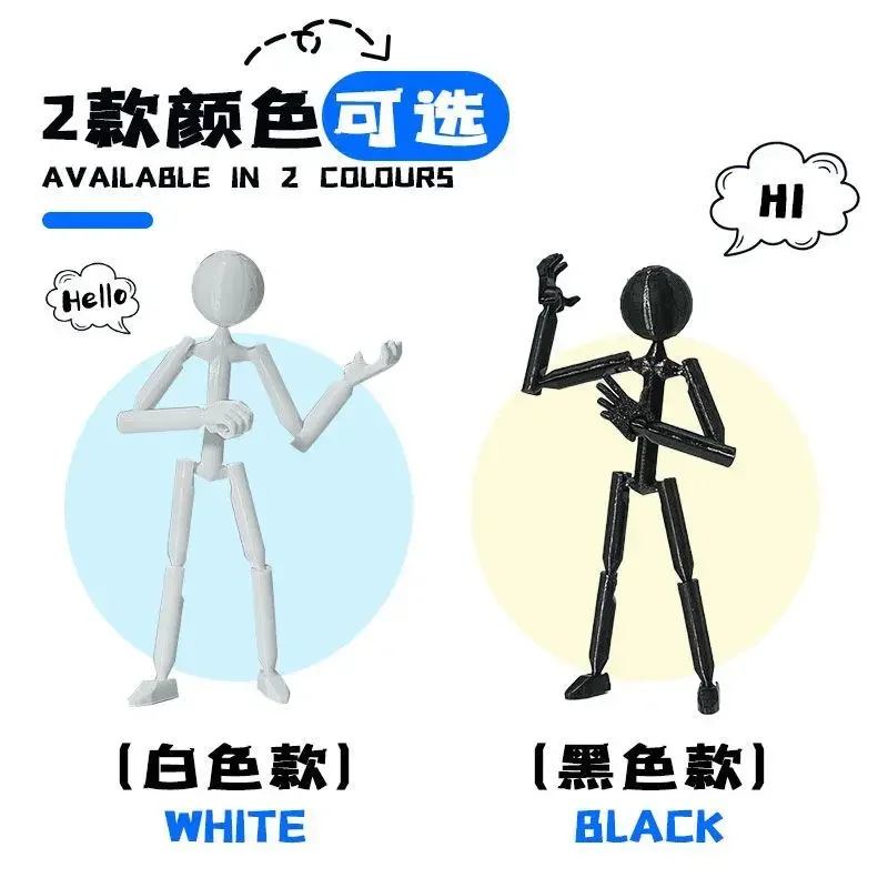 3D Printing Model Multi Joint Posable Movable Cool Action Figures Model Creative Modern Room Home Bedroom Desk Decor Gift