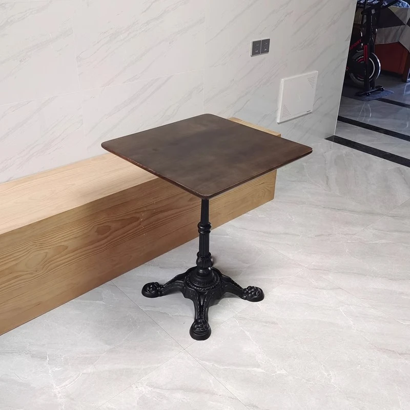 Table à manger en noyer, table d'appoint de canapé