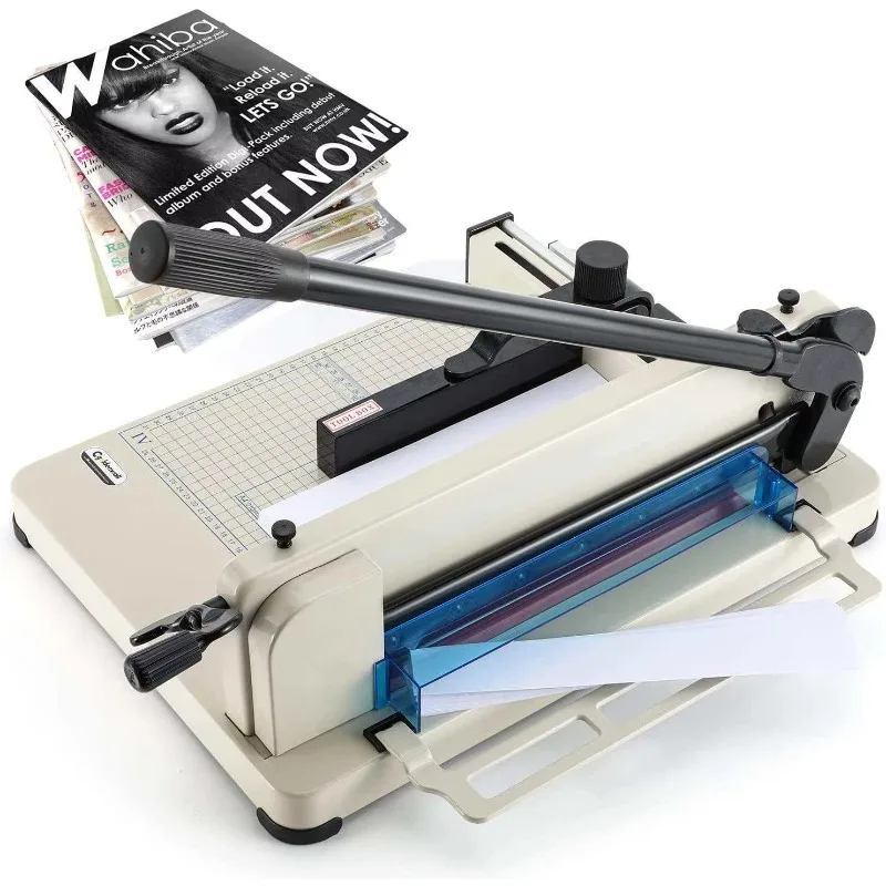 ماكينة تشذيب الورق 858 A3 عالية الكفاءة، مقصلة فولاذية شديدة التحمل #2