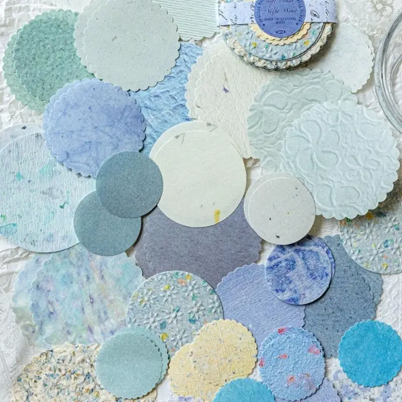 2025 스크랩북 장식 용 새로운 종이 디스크 저널링 공예 용 디스크