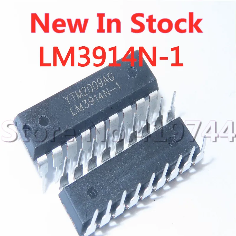 5 TEILE/LOS LM3914N-1 LM3914 LM3914N DIP-18 LED bar graph display treiber Auf Lager NEUE original IC