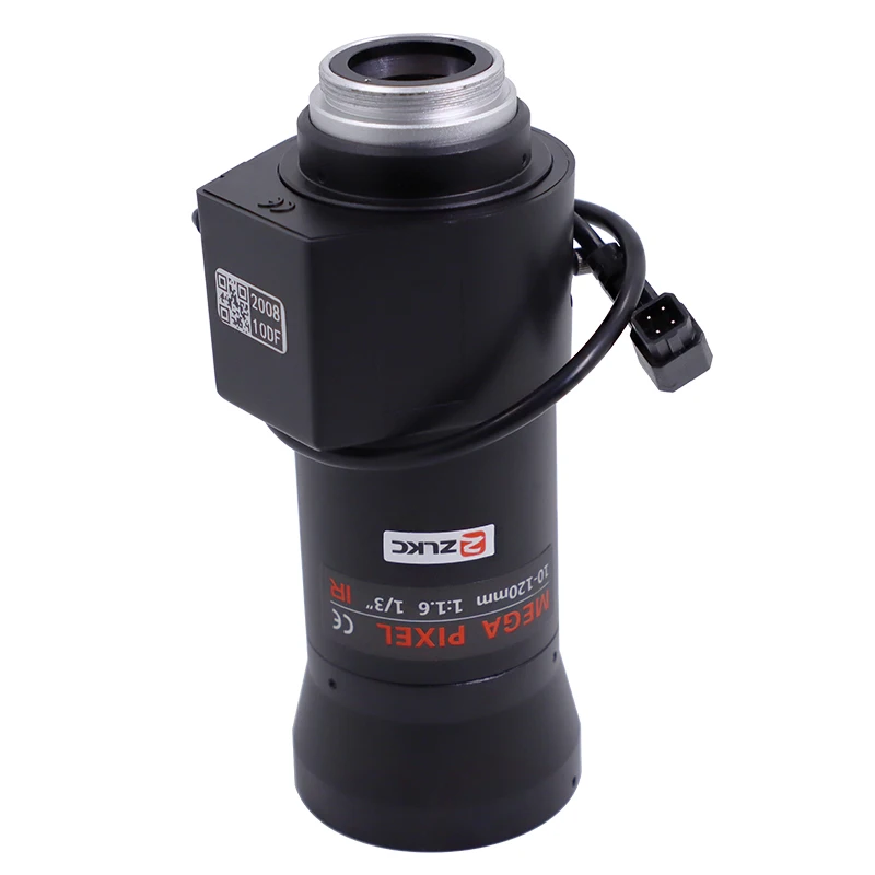 ZLKC объектив видеонаблюдения IP-камера 2 Мп HD объектив 10-120 мм варифокальный 1/3 дюймовый объектив с автоматической радужной оболочкой для камеры видеонаблюдения CS-Mount с ИК высокого качества