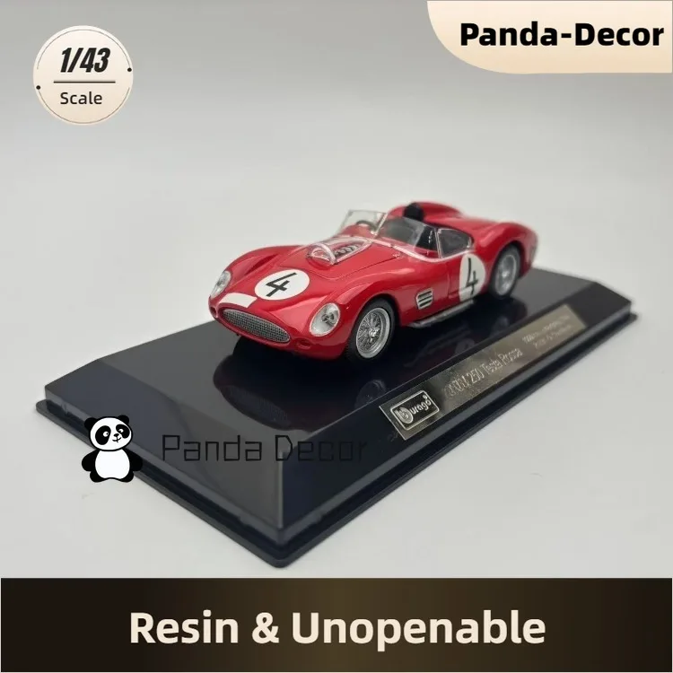 

Home decoration car Burago 1/43 250 Testa Rossa 1000km Nurburgring 1959 P.HILL O Gendebian Resin Car Collection Gift Ornament