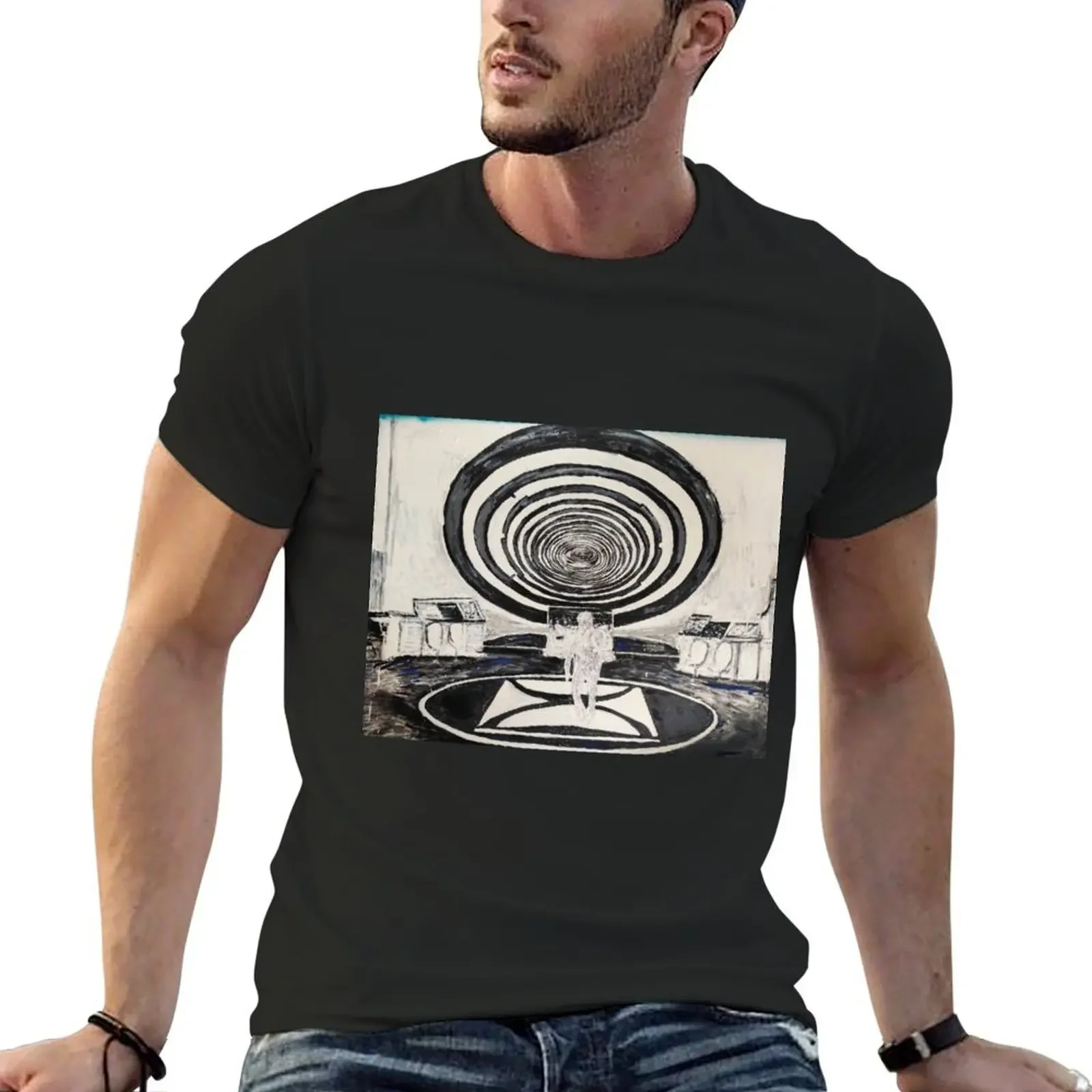 

Time Tunnel Painting T-Shirt graphic t shirts anime figures summer clothes plus sizes clothes for men