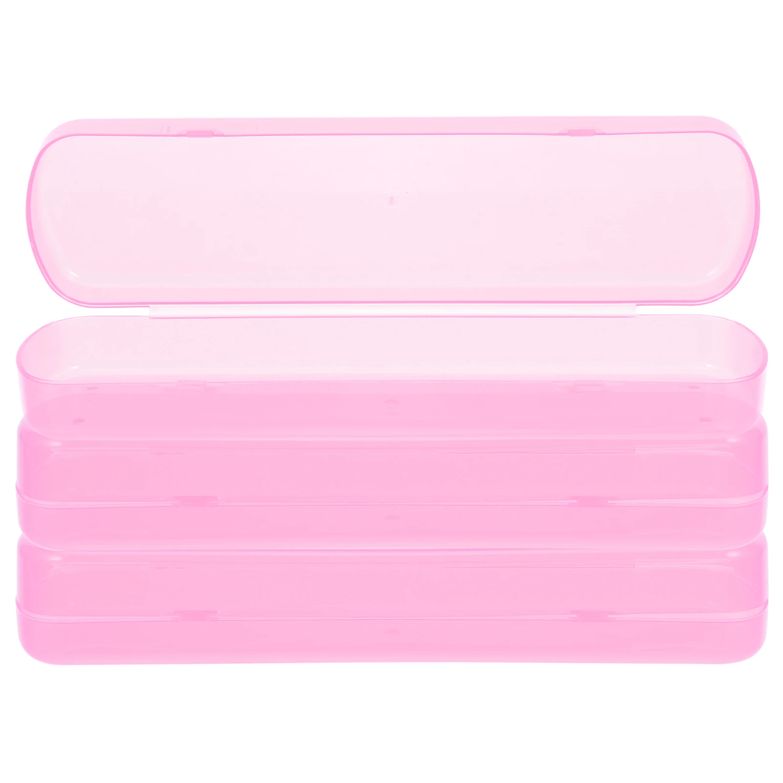 

3 Pcs Travel Plastic Toothpaste Case Toothbrush Holder Case Large Size Leak Proof Toothpaste Storage Box Plastic Container