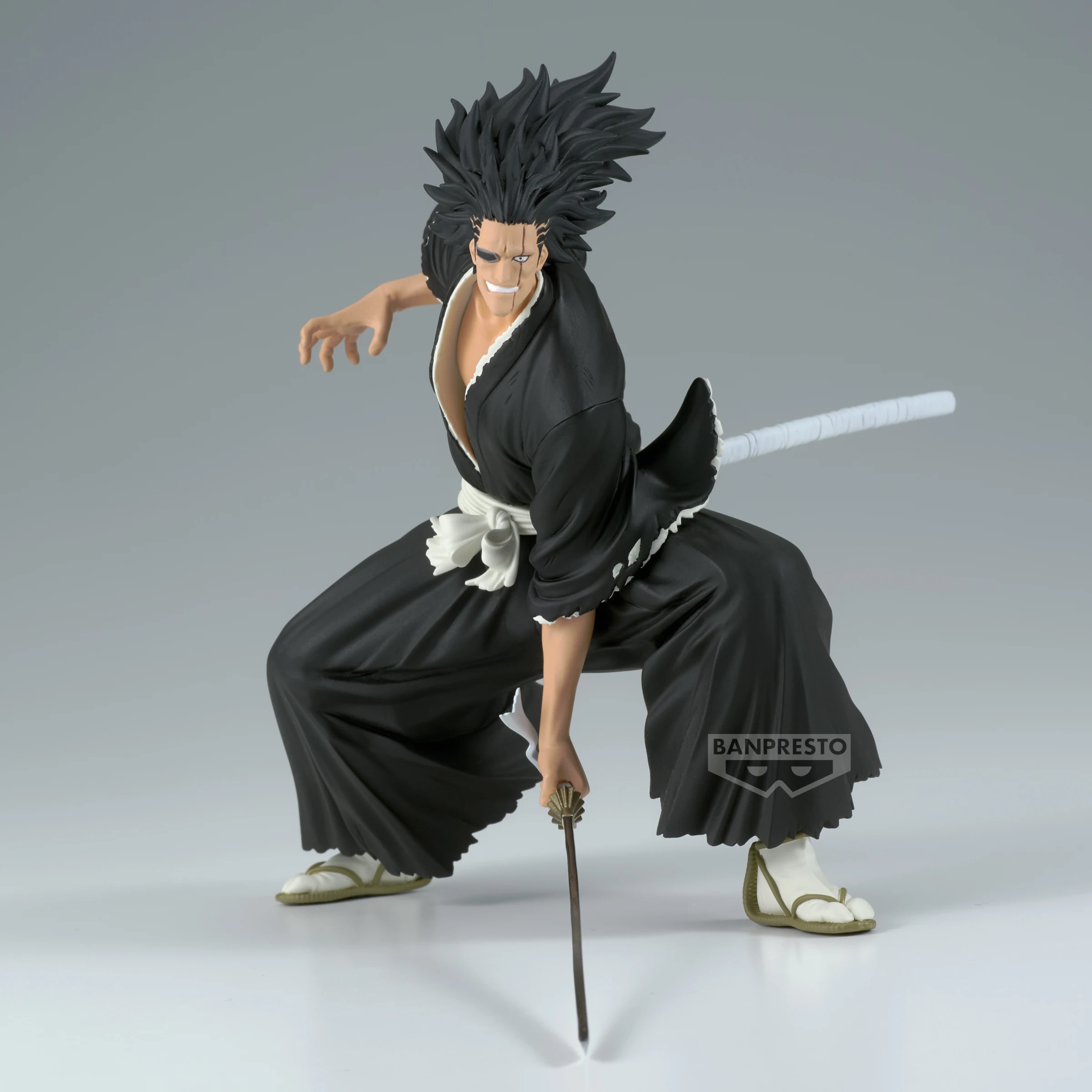 BANDAI BLEACH Anime VIBRATION STARS KENPACHI ZARAKI Pvc Action Figures BANPRESTO Figurine Toys