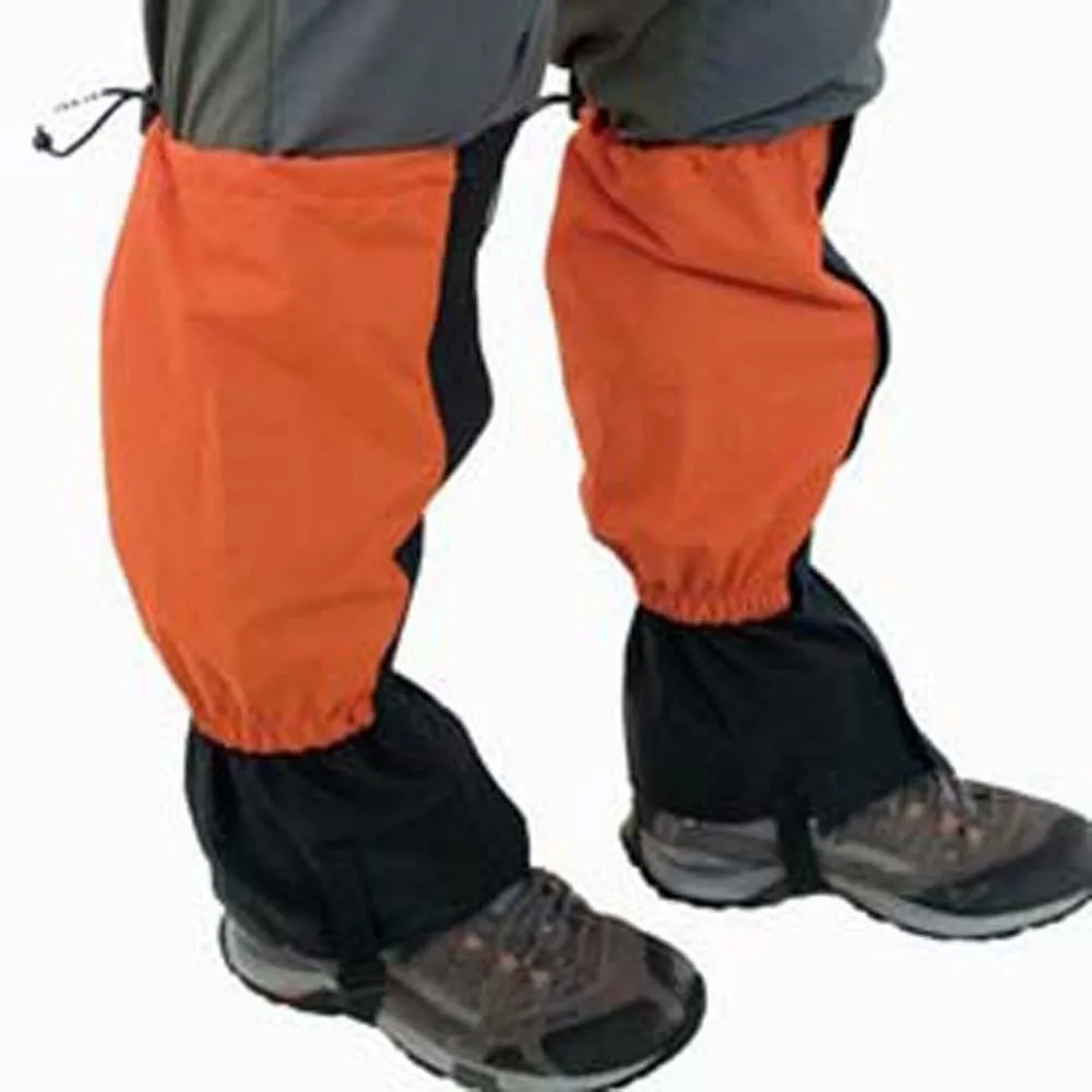 Waterproof Hiking Legging Gaiters Lightweight Warmer Ski Legs Protection Nylon Adjustable Mountaineering Calf Cover Insect-proof