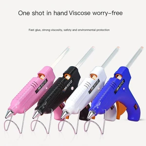70W Hot Melt Glue Pistol with 7mm Transparent Cola Mini Stick Electric House Temperature Tool Repair Special Stick Set 12 Main Sales Pistol Hot Glue - №4