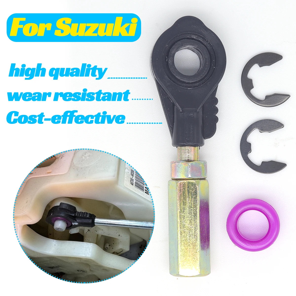 Gear Shift Cable Eyelet Linkage Control Bushing Repair Kit For Suzuki SX4 Swift Aerio TM Celerio Eiger lgnis Vitara Accessories