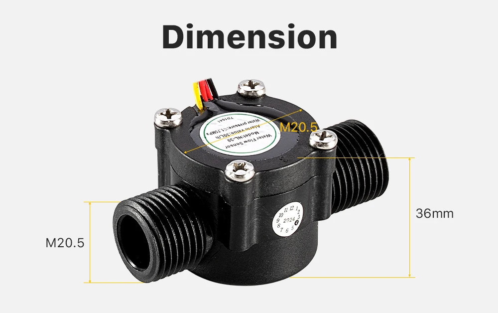 Cloudray wasser durchfluss schalter sensor HL-30 für s & a chiller für co2 laser gravur schneide maschine – Detail 2