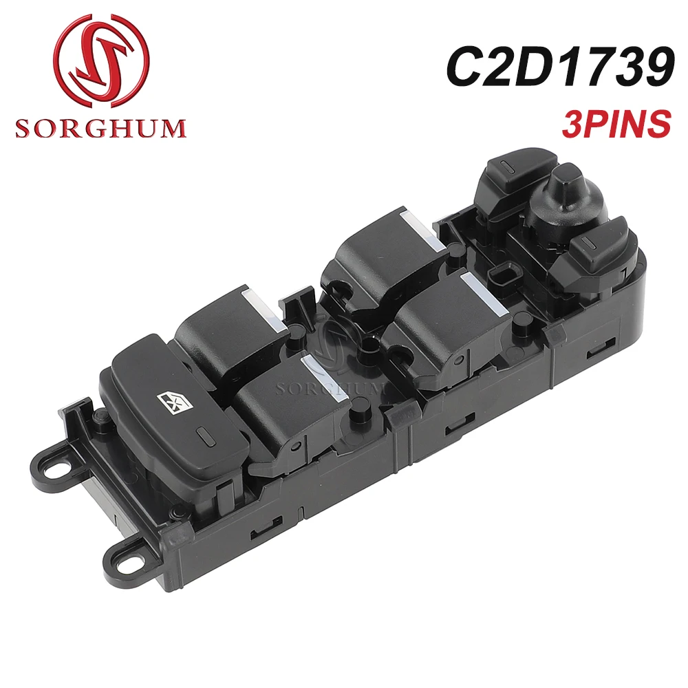 

SORGHUM C2D1739 AW93-14540-AC AW9314540AC New Front Left Master Power Window Switch Regulator For Jaguar XJ X351 2009-2019