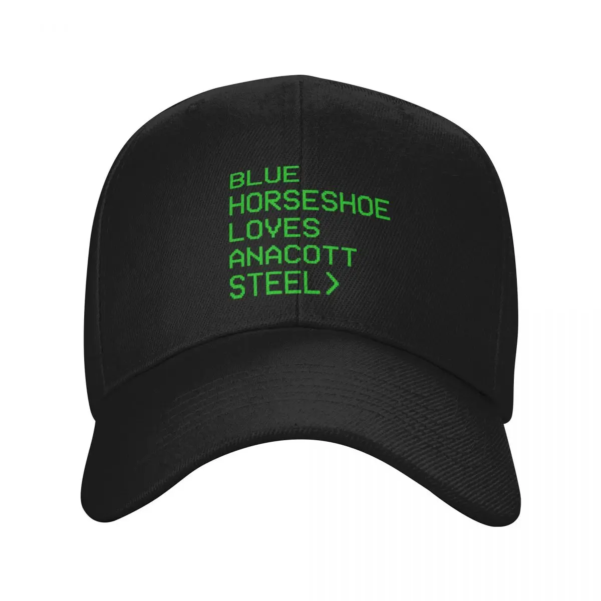 Blue Horseshoe Loves Anacott Steel Baseball Cap Christmas Hat New In Hat Men Caps Women's