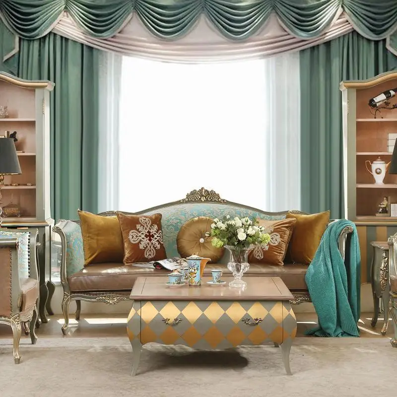

Villa living room high-end luxury large apartment sofa combination new whole house furniture