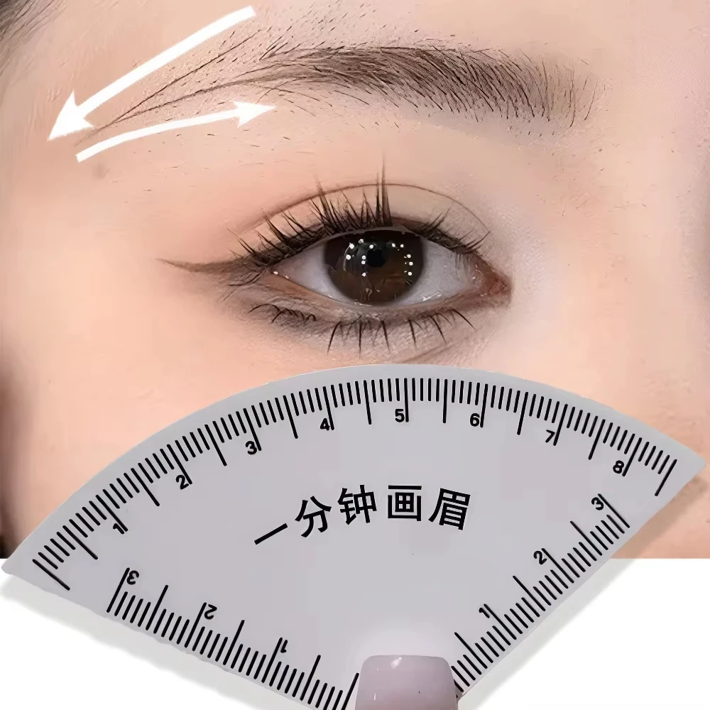 Snelle tekening Wenkbrauwontwerp Liniaal Microblading Mapping Tool Vormgeven Permanente make-up Tekening Gids Liniaal Tattoo Supplies Hergebruik