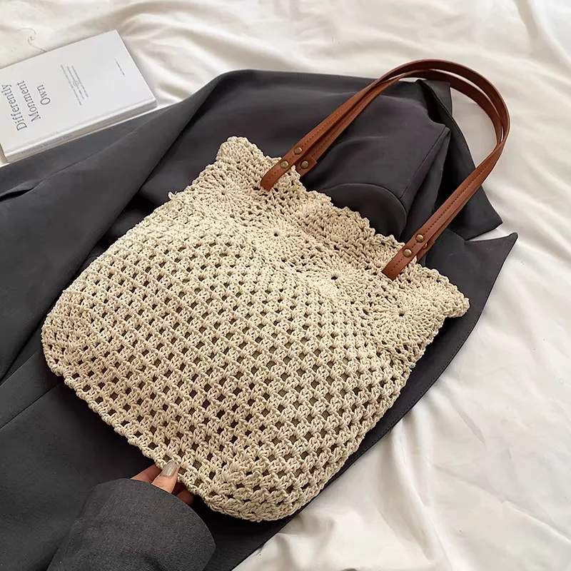 New Arrival Woven Bag,Summer Straw Bags,Lazy Style Women's Beach Bag,Satchel Single Shoulder Bag