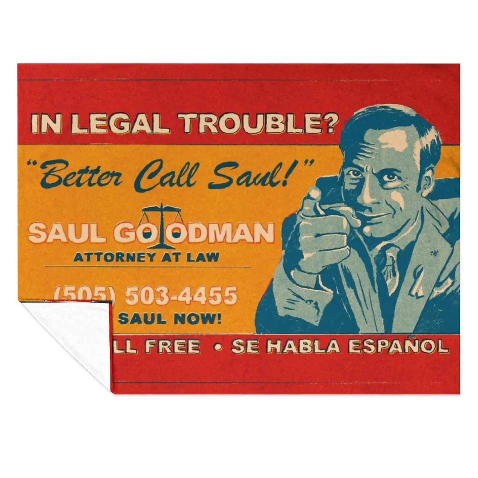 

Better Call Saul Legal Trouble Throw Blanket Stuffeds christmas decoration Decorative Sofas Soft Big Blankets