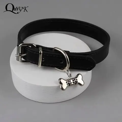Collar Punk de moda con forma de garra de perro para mujer, exquisitos dijes de cuero PU, Gargantilla, joyería de fiesta dulce y fresca, regalos Y2K