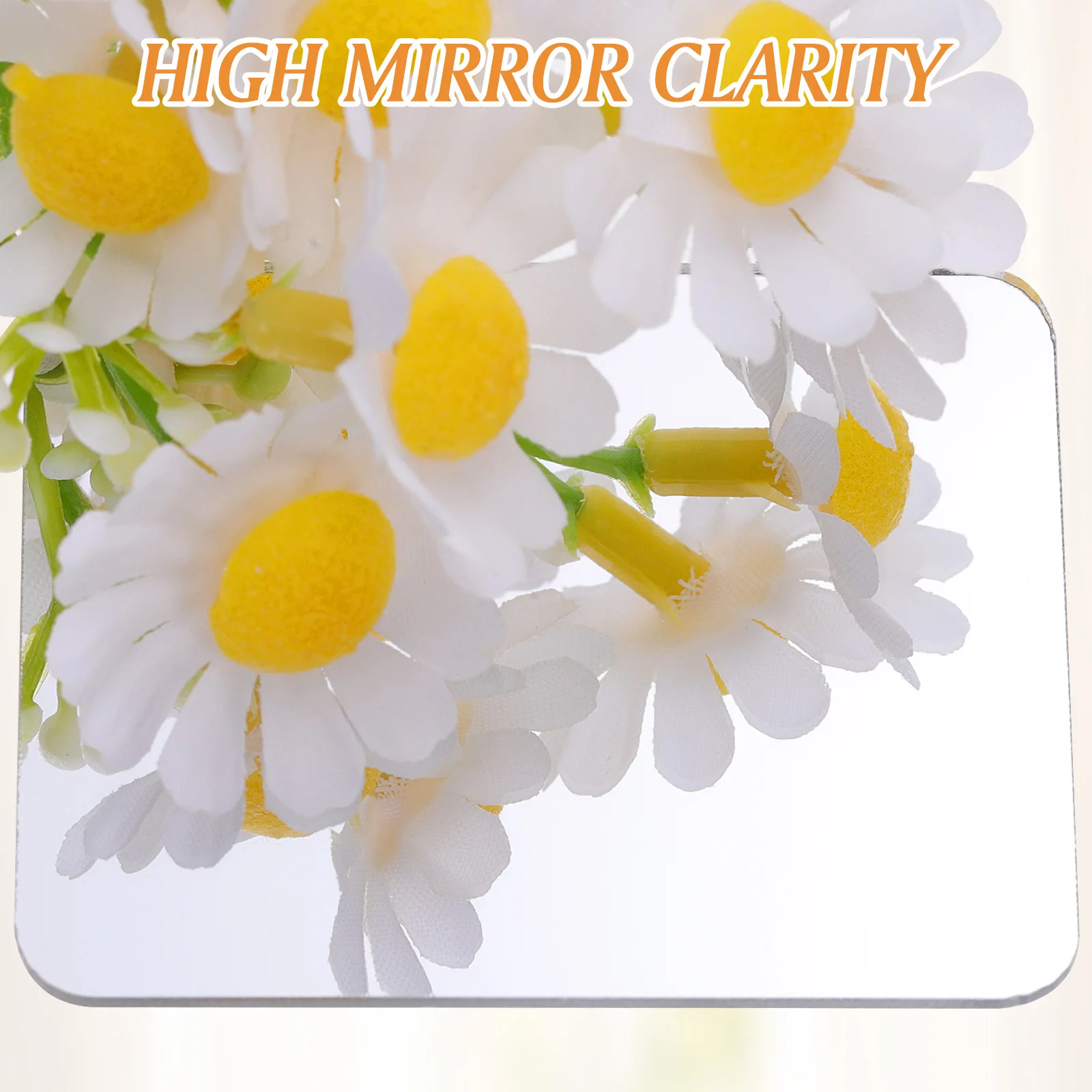 5 pièces 5 pièces miroir de maquillage téléphone autocollant autocollants Applique petit décalcomanie pour auto-adhésif