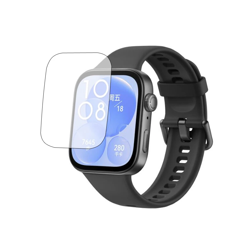 Мягкая прозрачная защитная пленка из ТПУ для смарт-часов Huawei Watch Fit 3, защита экрана дисплея, аксессуары для смарт-браслета Fit3, 5 шт.