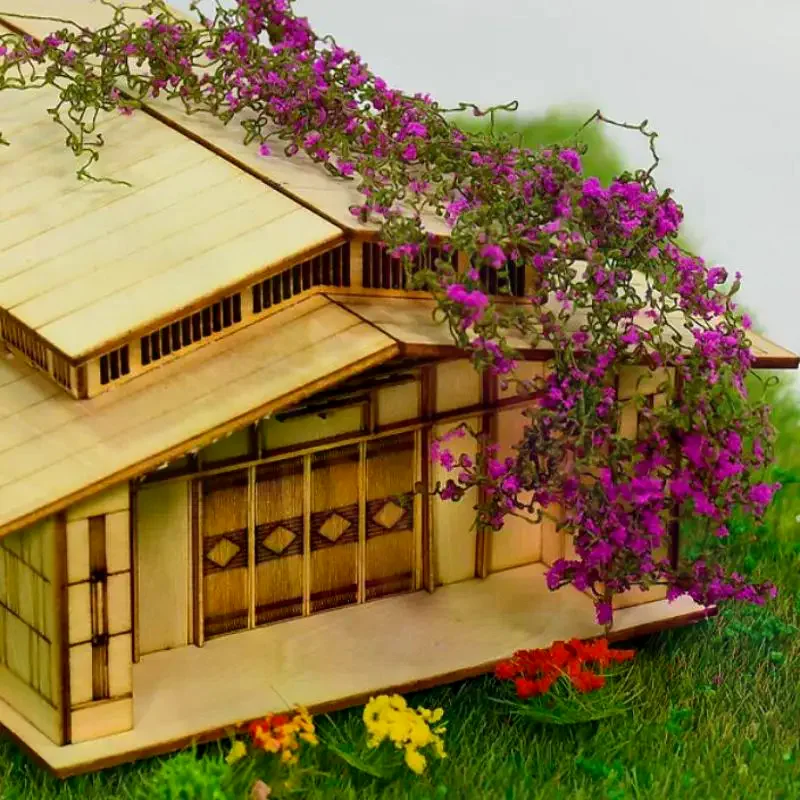 3g Artificial Green Plants Miniature Simulation Mini Vine And Flower Model Kit For Model Houses Landscaping DIY Crafts