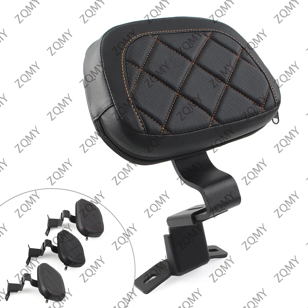 

Motorcycle Front Driver Rider Backrest Pad For 2009-2022 Harley Touring CVO Road Electra Glide FLHR FLHX FLHTK FLHTKSE