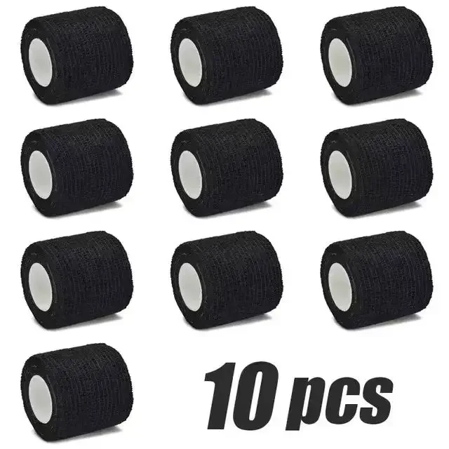5cm /10pcs Tape Disposable for Sports Fixing Finger Wrist Leg  Bandage Cohesive Self Adhesive Elastic Non-woven Wraps