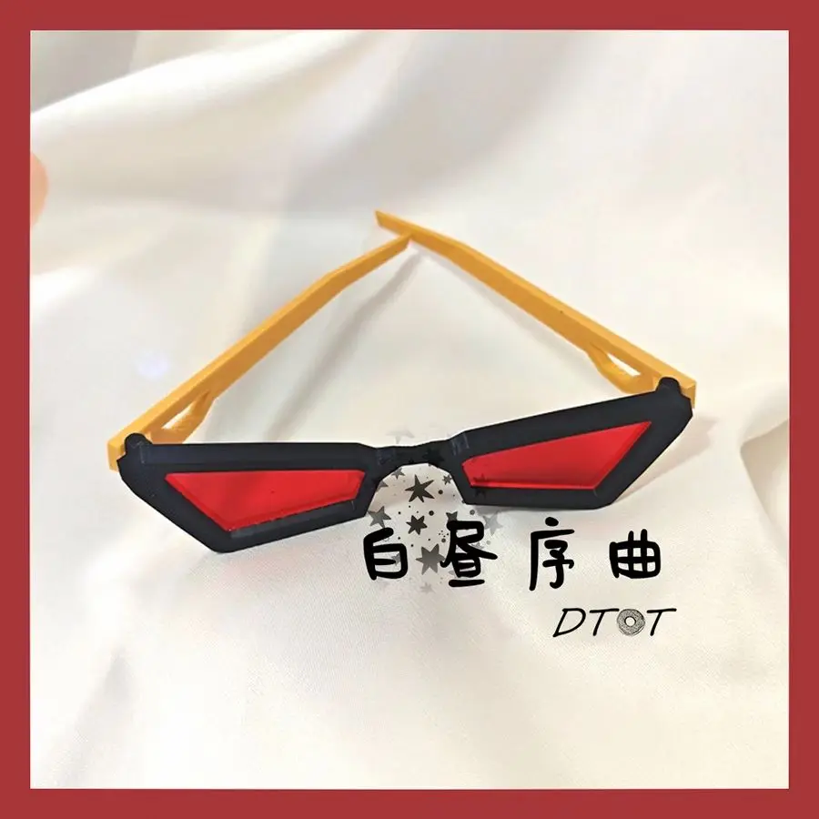 

Аниме Zenless Zone Zero Burnice Whita, очки для косплея, очки с героями мультфильмов, очки, красные линзы, орнамент, подарок на собственность