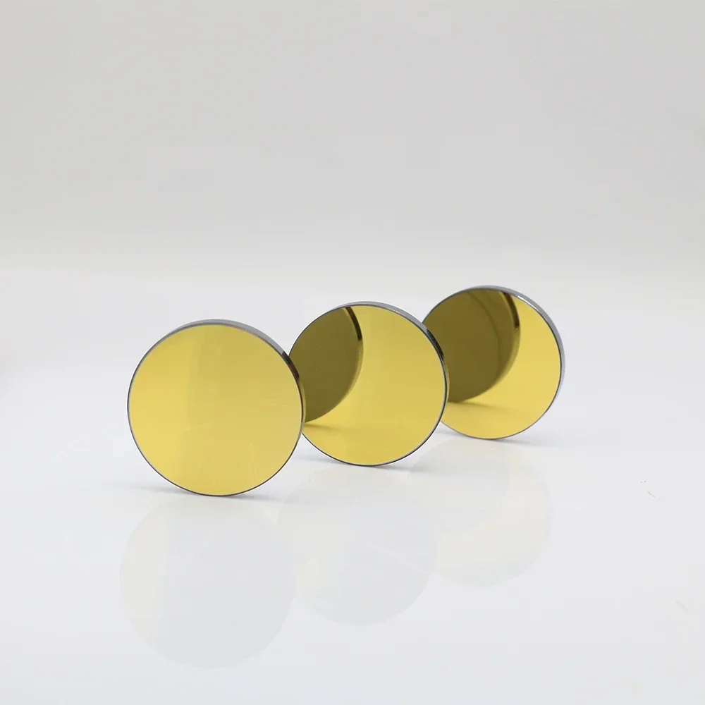 HAOJIAYI 3 قطعة ليزر Co2 Si مرايا عاكسة 25 مللي متر للنقش بالليزر عدسات عاكسة السيليكون المطلية بالذهب #6