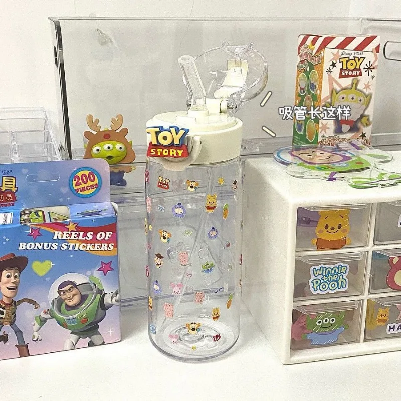 

Disney Kawaii Toy Story Вуди Чашка для воды Базз Лайтер Милая DIY Прозрачная пластиковая чашка для воды Аниме Мультфильм Фестивальный подарок