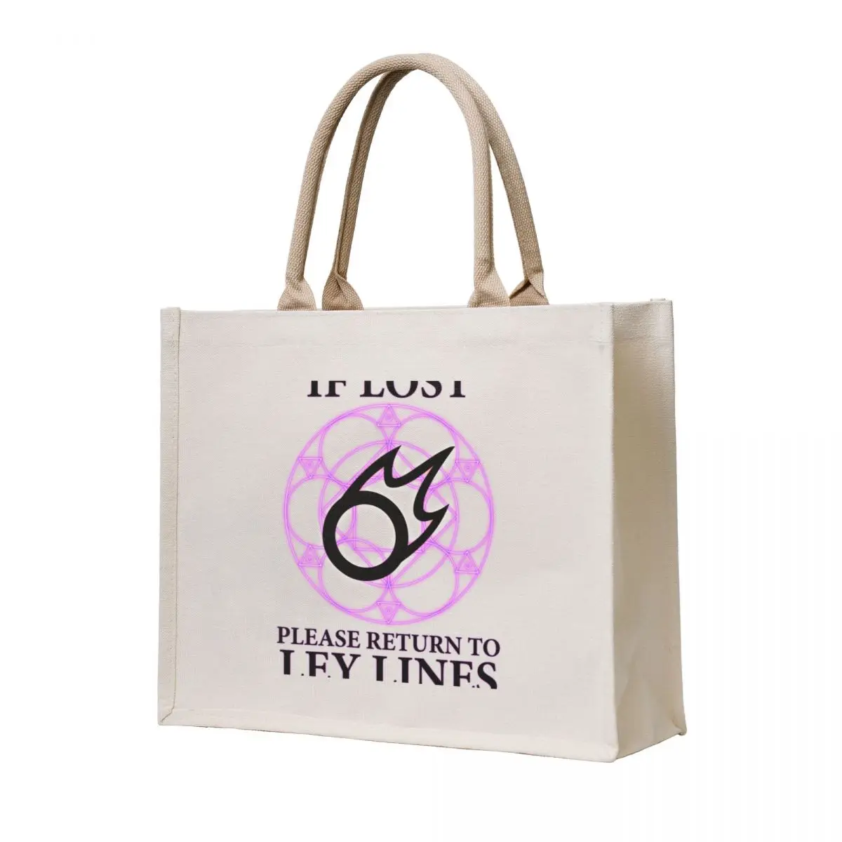 

FFXIV Black Mage Ley Lines If Lost Tote Bag Candy bags tote bags men bags woman 2025