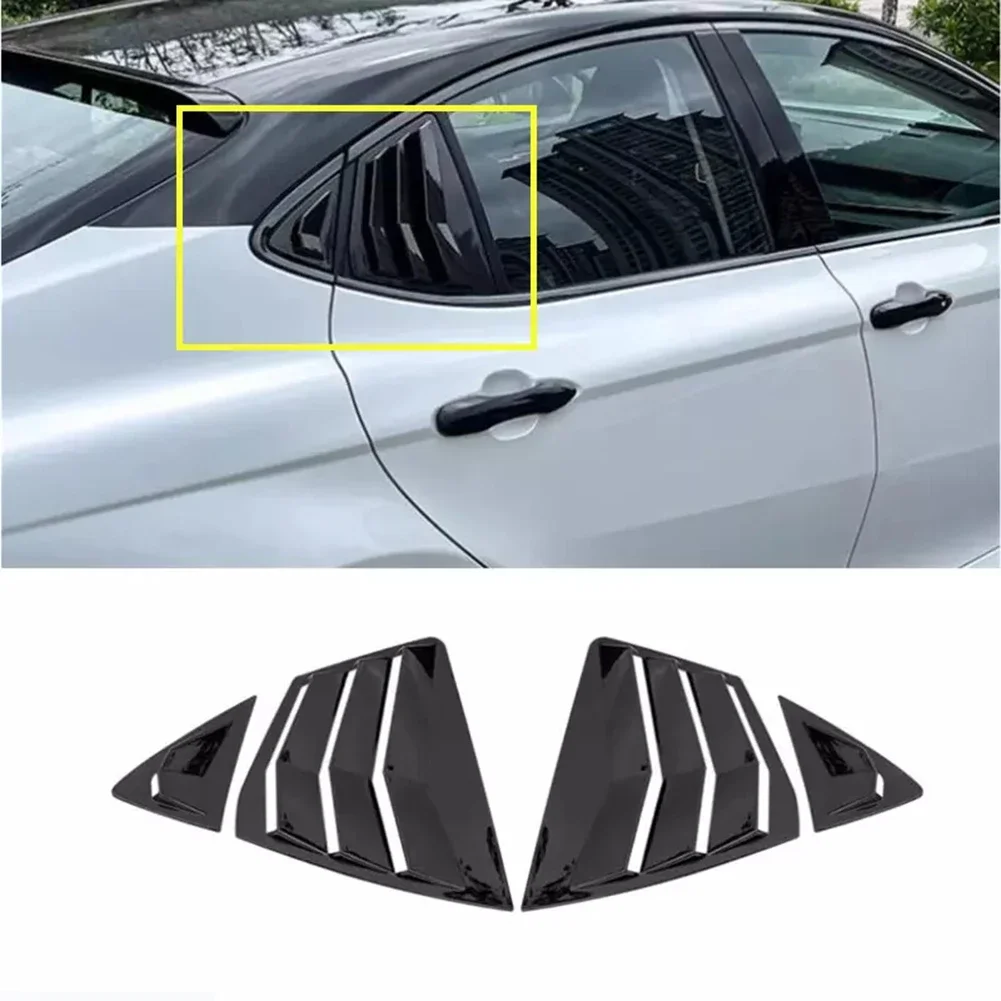 

Боковая вентиляционная оконная накладка жалюзи для Toyota Camry 2025-2026, глянцевый черный автомобильный розетка, декор окна, автомобильные аксессуары