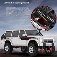 LEILALUO TK07 1/7 Simulation RC Model climbing car Remote Control Electric Four-wheel Drive Two-speed Differential climbing car