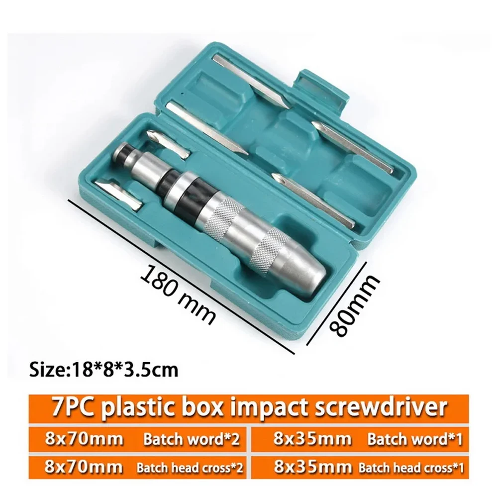 Heavy Duty For CRV Manual For Impact Screwdriver Set 7812pcs Portable Reversible Driver for Tightening Fasteners