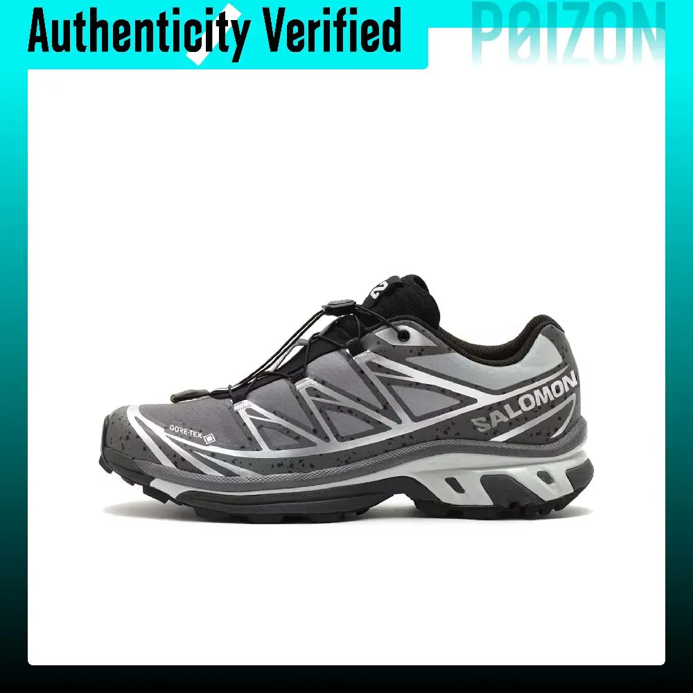 SALOMON XT-6 Outdoor Shoes Unisex Low-top Silver Gray L47830100