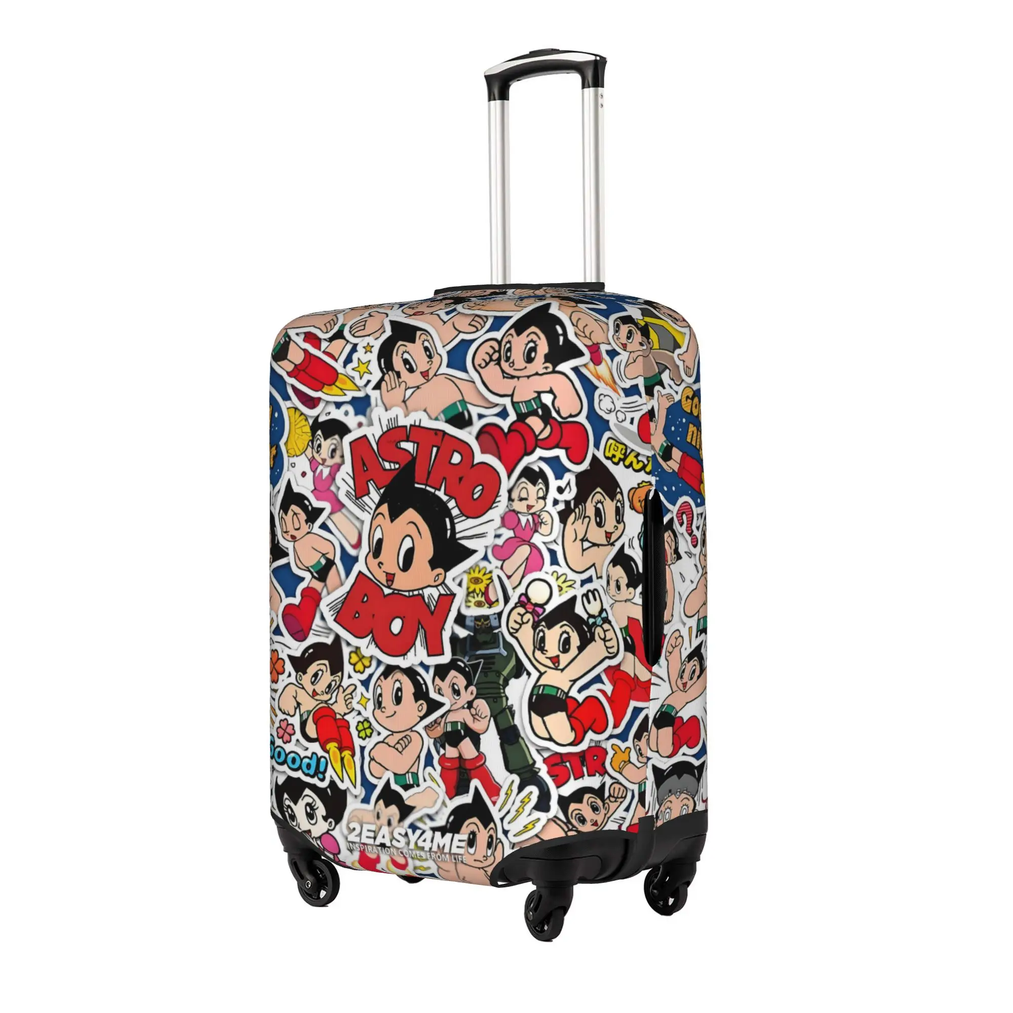 Japan Manga Astro Boy  Luggage Cover Elastic Anime Cartoon  Travel Suitcase Protective Covers Suit For 18-32 inch