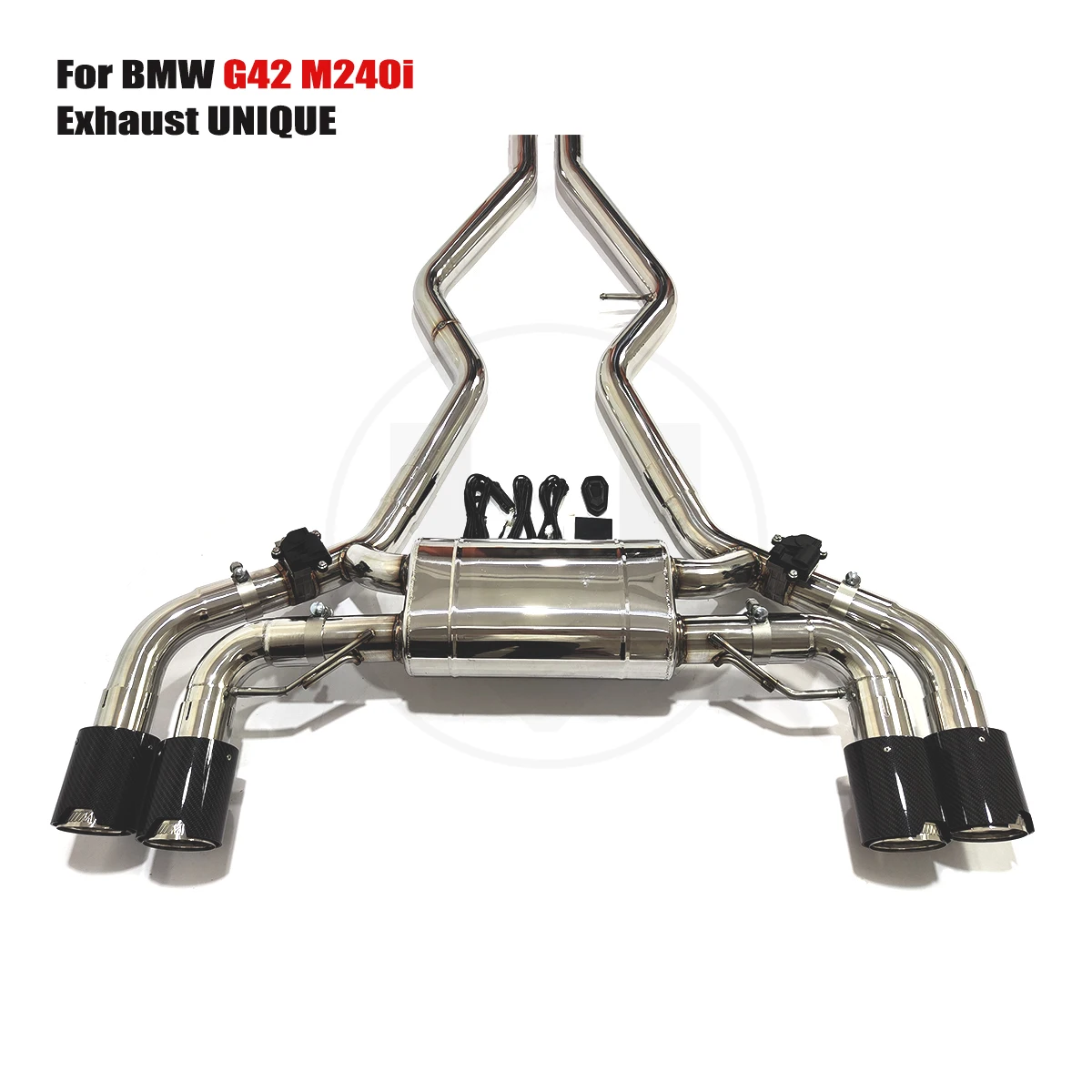 UNIQUE For 2018-2023 Bmw G42 M240i B58 3.0T M tail throat performance valve exhaust system ss304 exhaust muffler