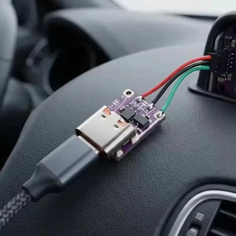 PD QC Trigger Module Type C High Voltage Adjustable Decoy Board SPI Interface For Power Test Electronic Development Repair