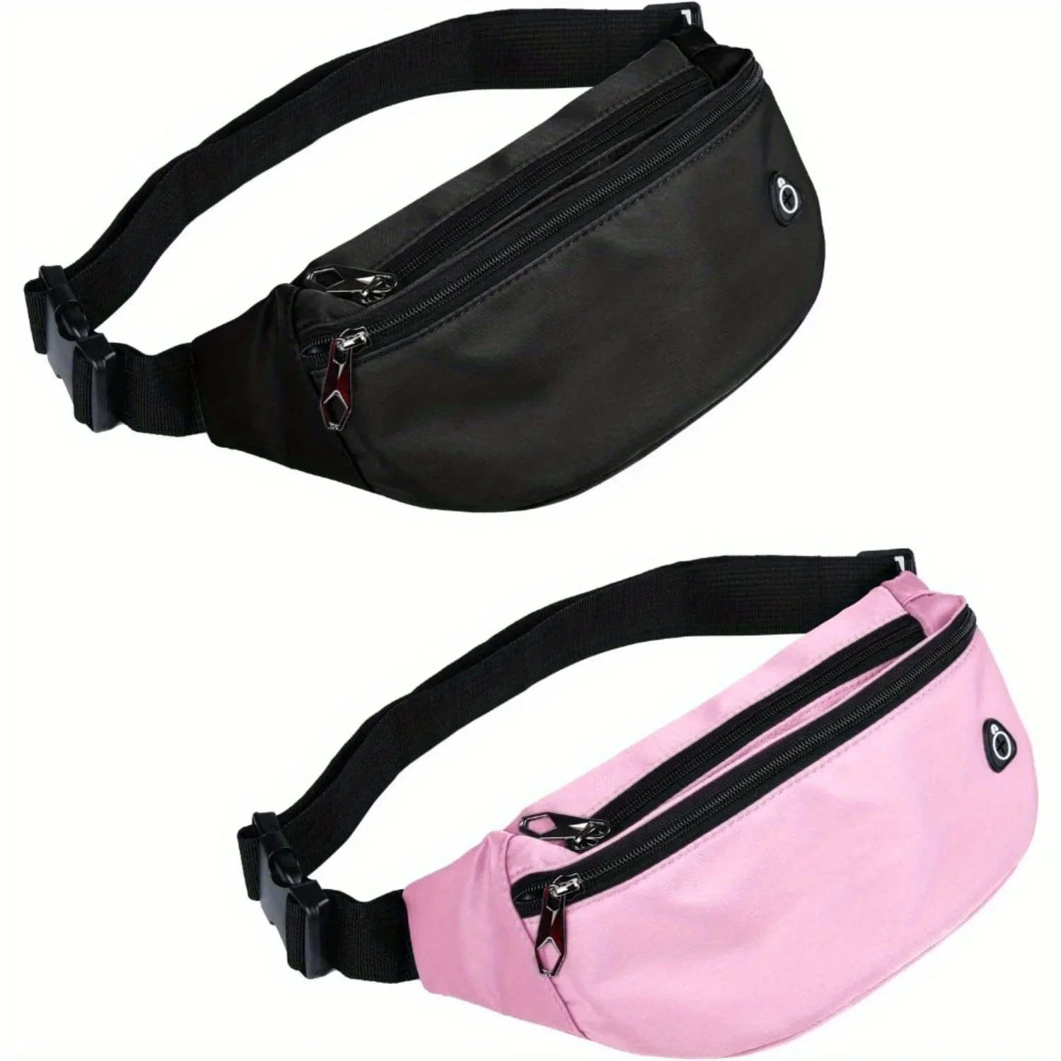 

Waterproof Fanny Pack for Men Women, Sports Waist Bag for Travel Hiking Running - Durable Belt Bag