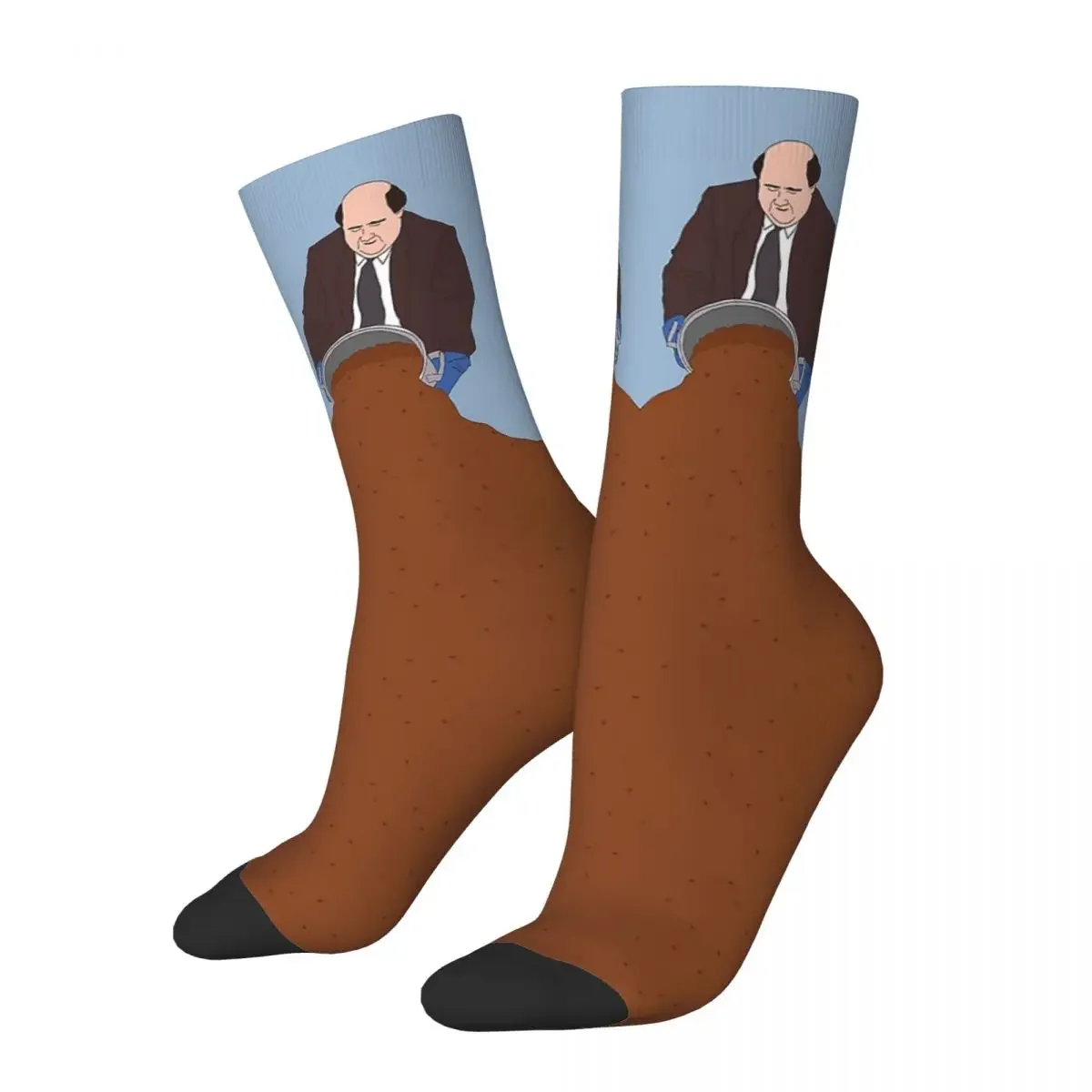 The Office Socks Kevin's Famous Chili Merch Socks Sweat Absorbing Printing Sock All Season Best Gift Idea for The Office TV Fan