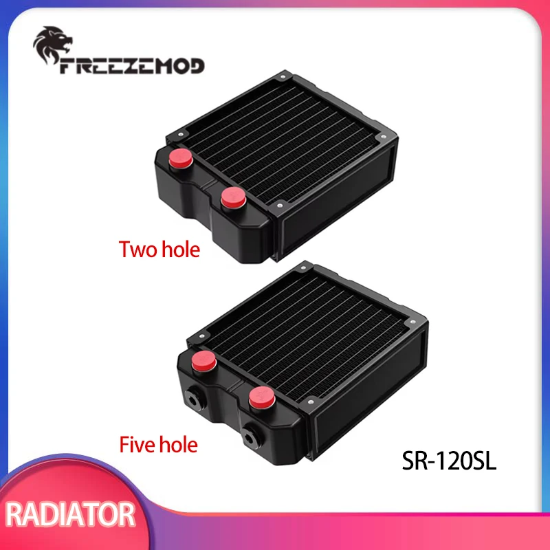 FREEZEMOD Computer Water Cooling Double-layer Aluminum Alloy Heat Sink 45mm Thick Row Independent Two-layer Radiator SR-120SL