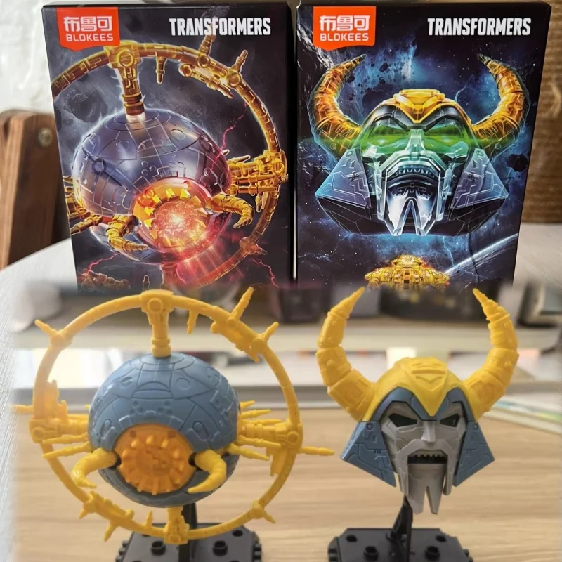 

In Stock Blokees Galaxy Version 09 Unicron Color Transparent Movable Assembled Model Toy Collectible Gifts