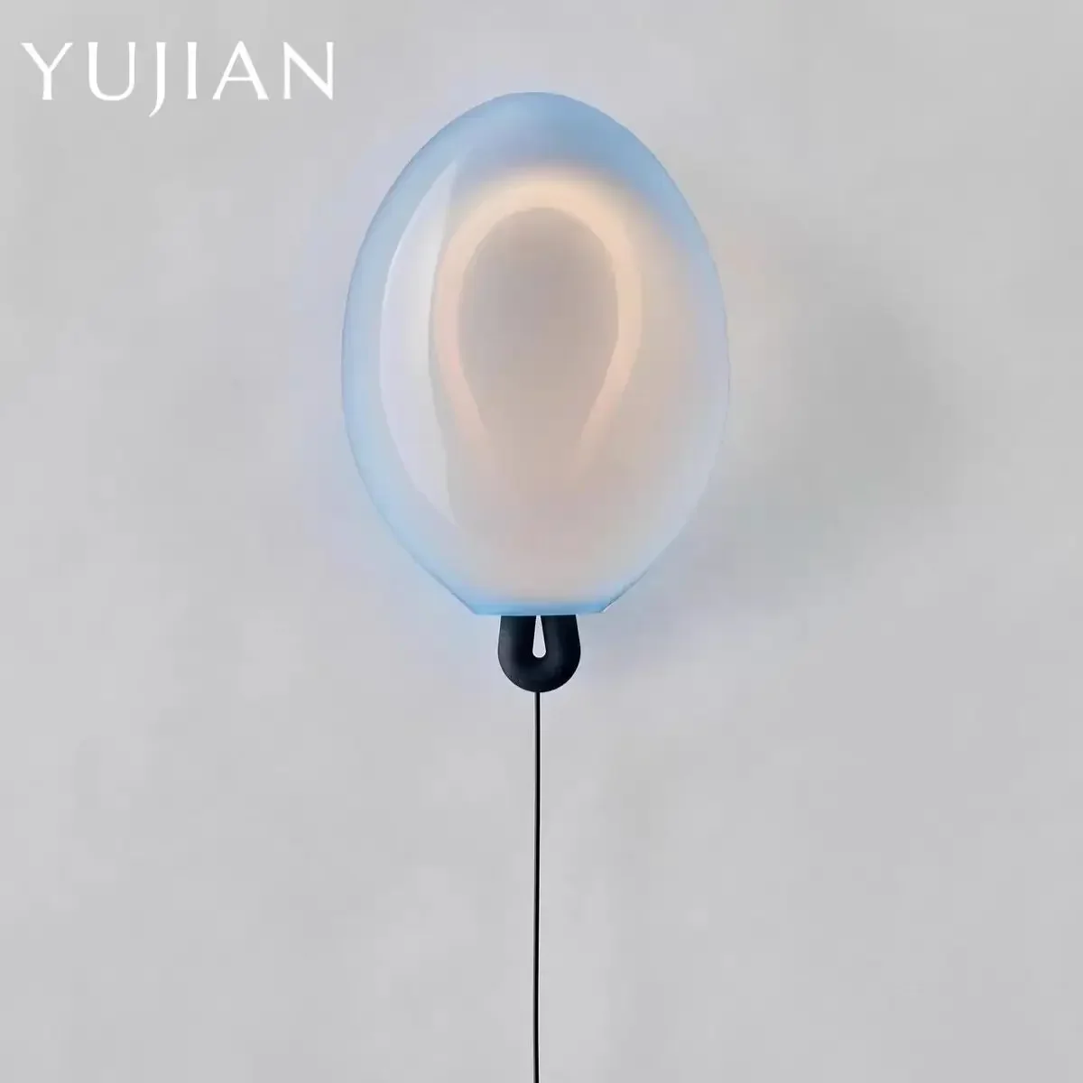 Dutch Creative Fashion Colorful Glass Balloon LED Decor Wall Lamp Children's Room Study Bedroom Living Room Lighting Fixtures - view 5