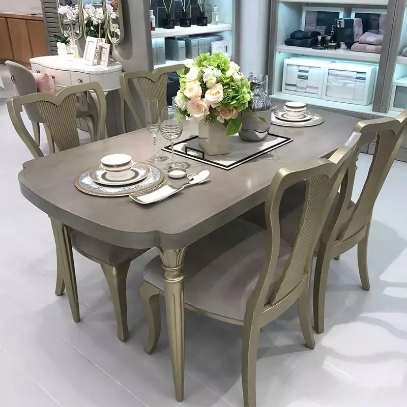 Solid Wood Dining Table and Chair Paris Dining Table and Chair Meike Dining Table and Chair