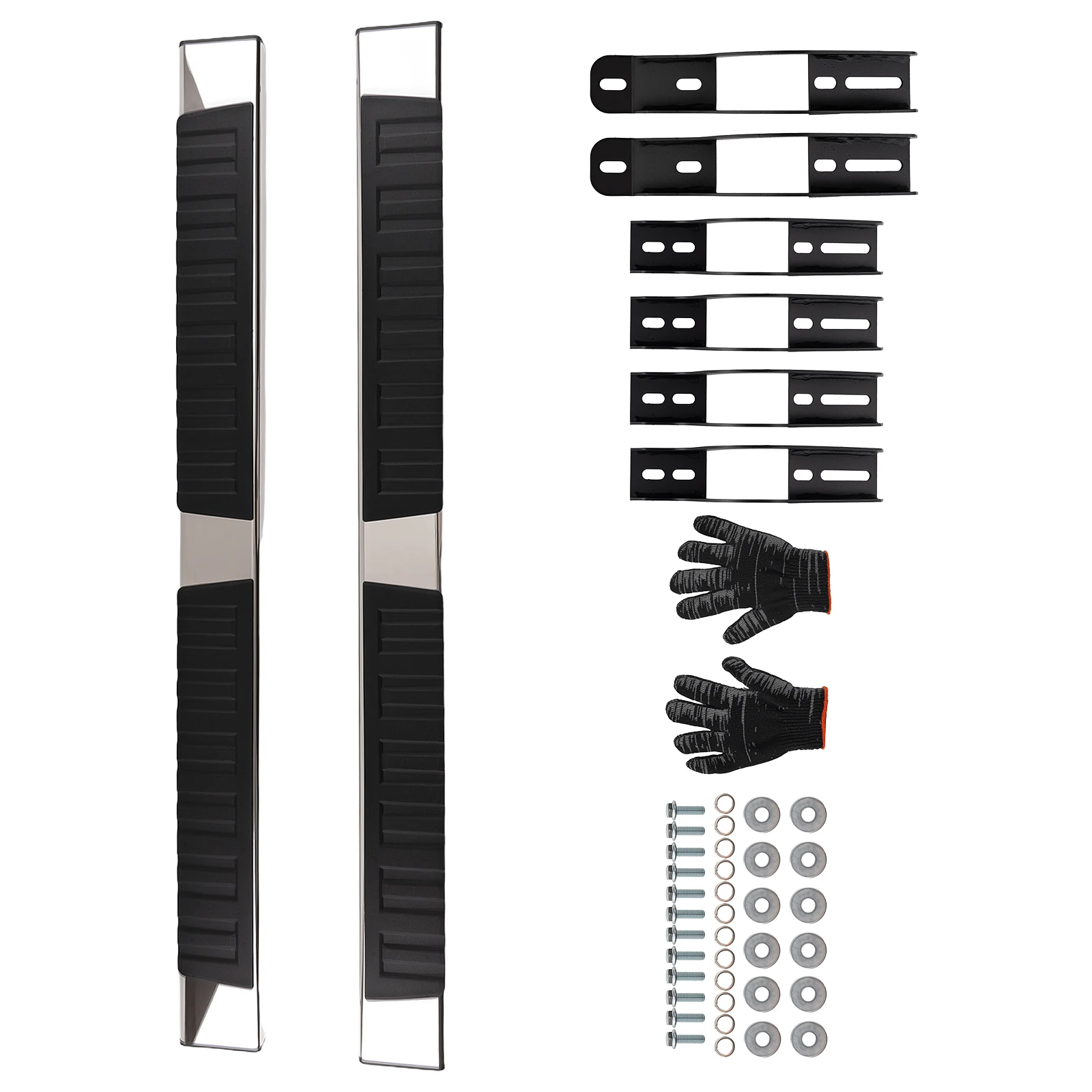 

Running Board Steps for Toyota Tundra Double Cab 2007-2021 6inch Black 195cm