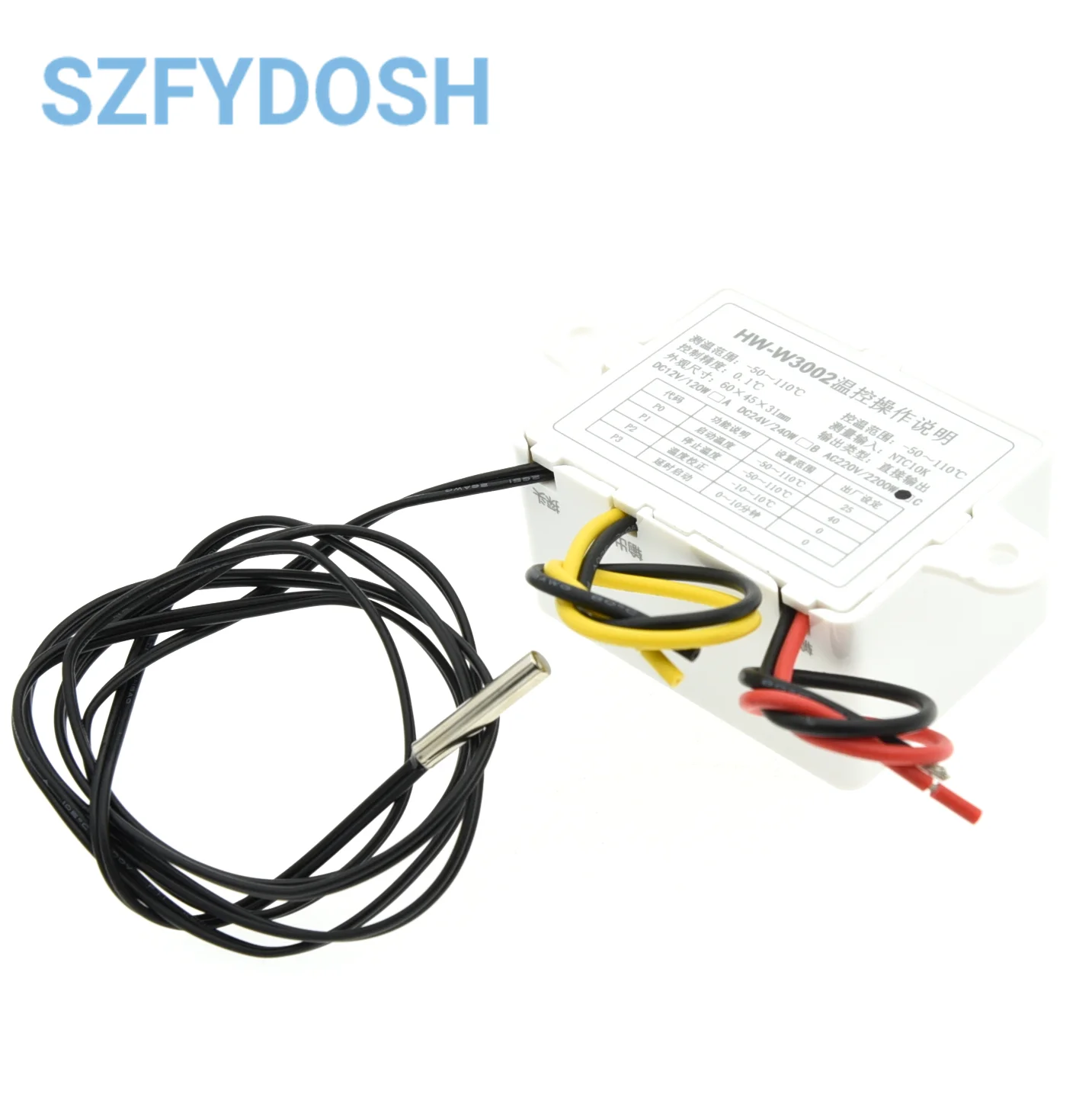 24V/220V W3002 Digital Temperature-Controller Microcomputer Thermostat Thermoregulator Heat Cool Temp Thermostat Control Switch