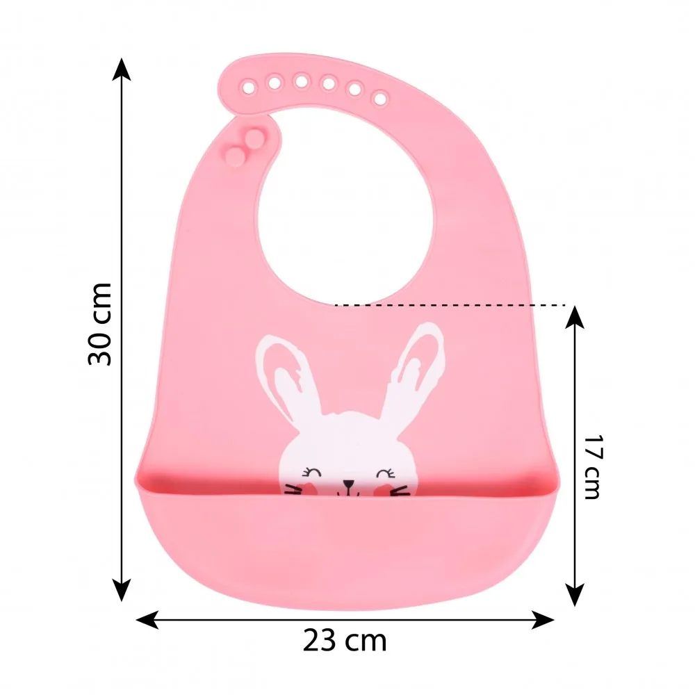ROSA FARBE SILIKON BIB