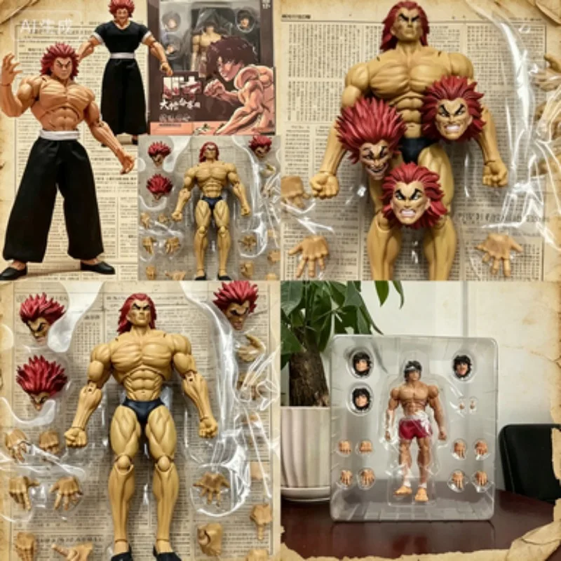 

Special Offer 1/12 Scale Hanma Yujiro Action Figure from Baki Series Poseable Collectible Robot Style Humanoid Figure